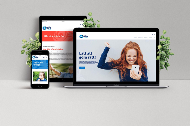 nittonarton Alfa eCare web screens